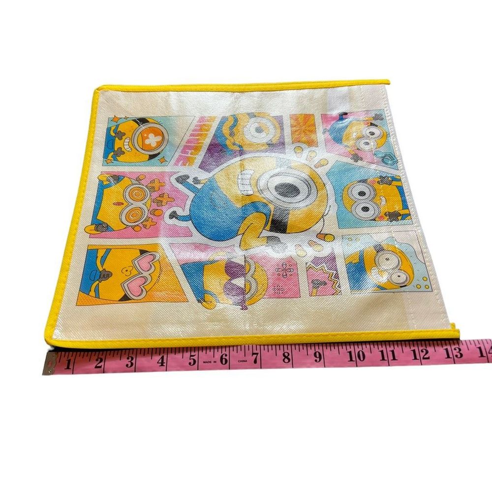 Minions Reusable Tote Bag Apprx 12” x‎ 13” x 6.5” Nickelodeon Bag Gift Bags - Picture 3 of 6